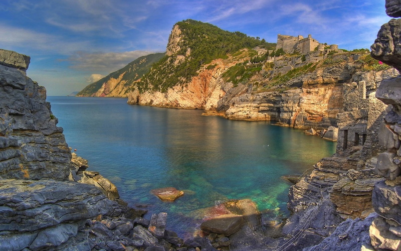 rock formation, tranquil scene, tranquility, non-urban scene, 1080P, sky, outdoors, no people, rock - object, water, mountain, bay, full hd 1080p nature  desktop backgrounds hd 1920x1200