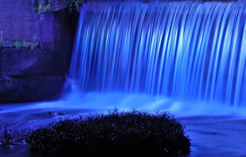 high definition, black, blue, foam, moss, nice, stones, 1080P, amzzing, water, photoshop, waterfall, picture, photo