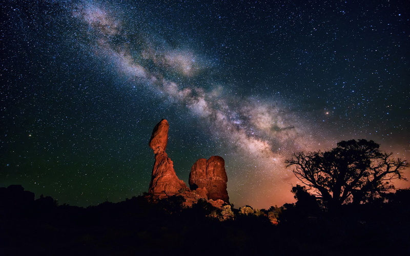 tranquil scene, high res  nature download 1920x1200, outdoors, milky way, 1080P, galaxy, astronomy, star, no people, tranquility, rock formation, dark