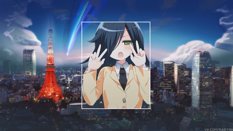 picture-in-picture, sculpture, anime girls, office building exterior, architecture, 4K, representation, anime, tie, cityscape, nature, human representation