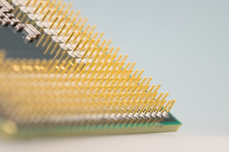 cpu, pen, board, pc, pin, trace, component, close-up, data processing, close, silver colored, slot, processor, macro, computer, white background, computer chip