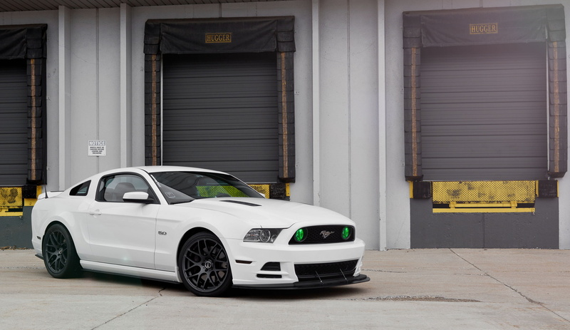 white, Ford, GT500, 5.0, Mustang, 1080P