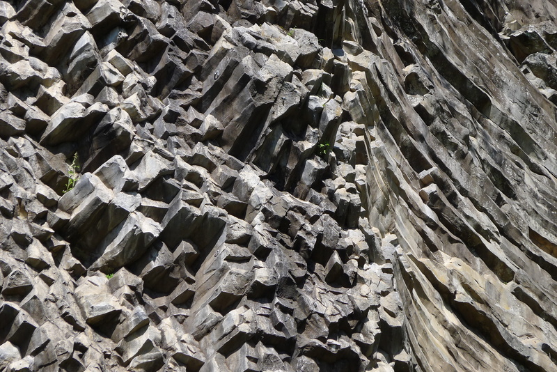 architecture, backgrounds, rock - object, solid, basalt, panama, nature, texture, full frame, day, rock, land, high angle view, no people, sunlight, tree