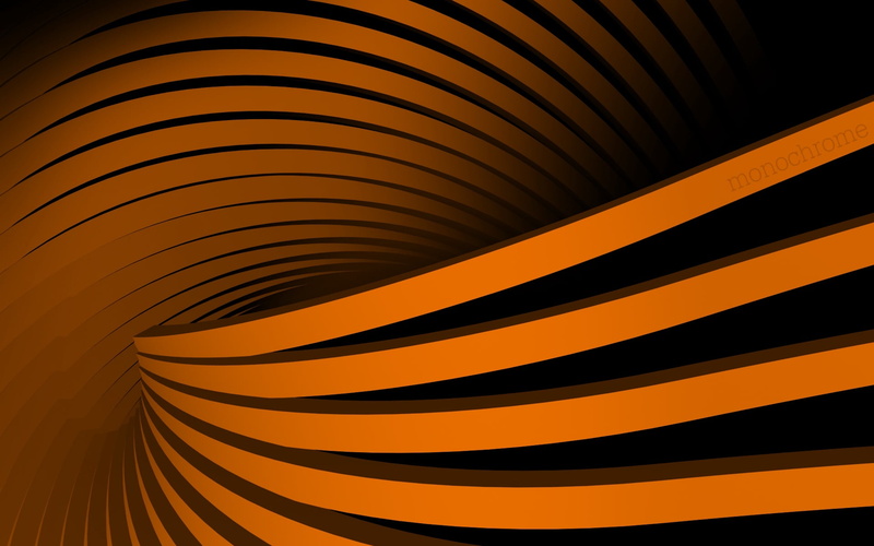 striped, wave Pattern, stripes, computer Graphic, architecture, metal, glowing, creativity, optical, orange Color, tunnel, modern, shape, bright, twirled
