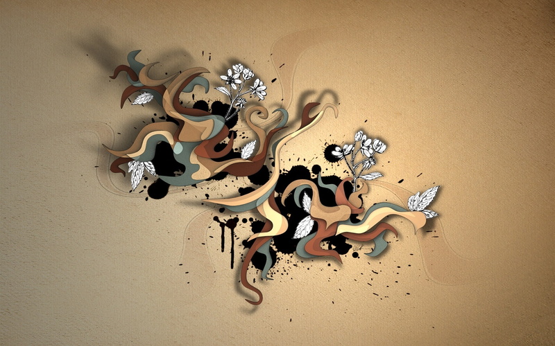 twirls, abstract, color, 1080P