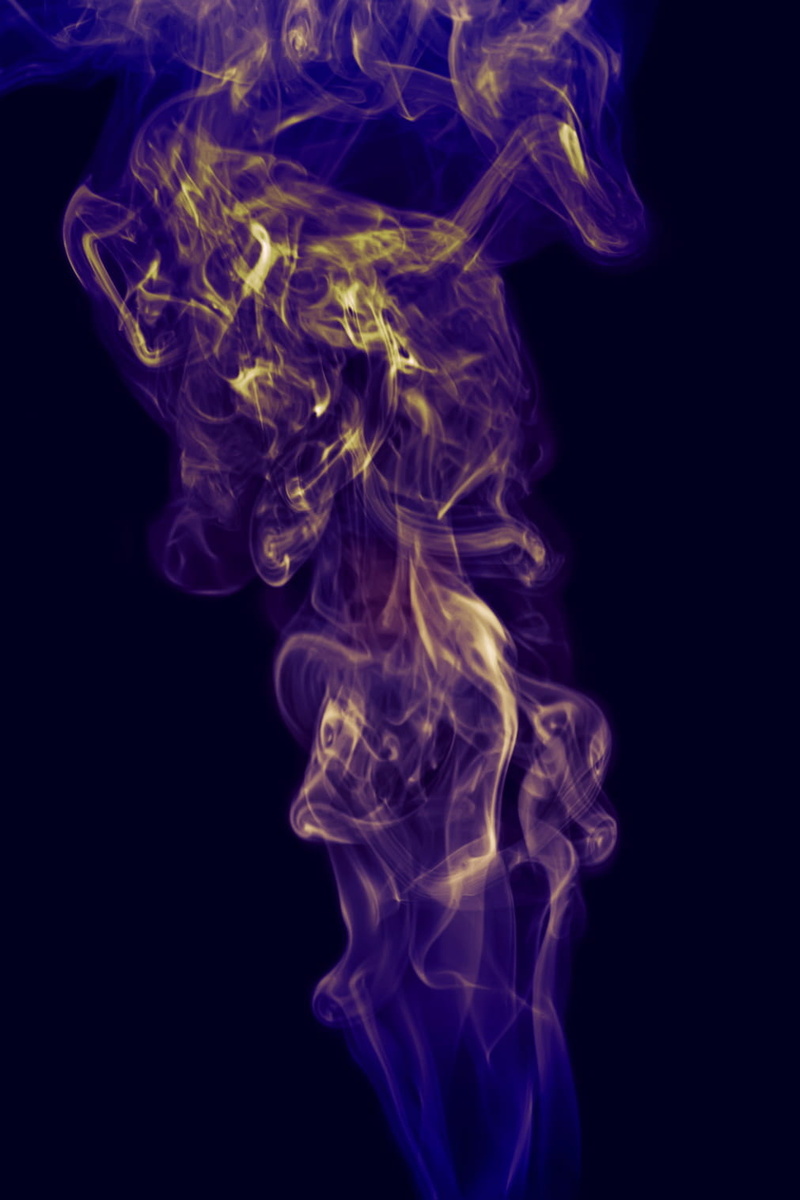 smell, motion, twirl, abstraction, 720P, magic, ideas, smoke - physical structure, studio shot, fire, water, style, close-up, blue, design, black background