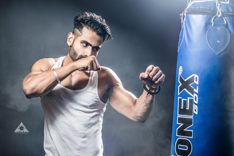 5K, Fitness Motivation, Muscles, Workout, Men, Honey Green, Model, Intense, Exercise, Fists, Kapoor, biceps, Personality, Puching Bag, Punching, Fitness