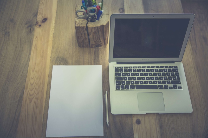 desk, technology, pens, home office, business, wooden tab, portable information device, keyboard, room, laptop, no people, paper, style, wireless technology