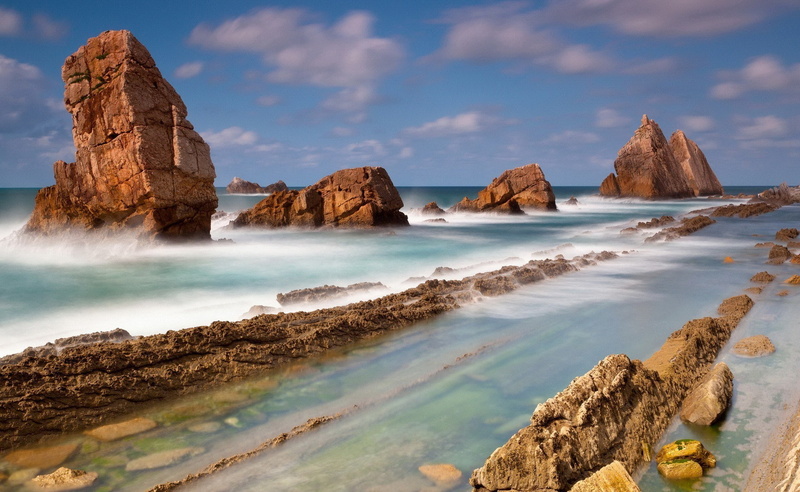 rocks, landscape, nature, tabs, 1080P, water