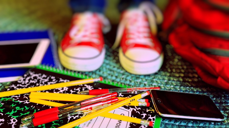 shoe, design, tablet, colorful, high angle view, indoors, artistic, pencils, paint, art, group of objects, close-up, arts culture and entertainment, red sneakers