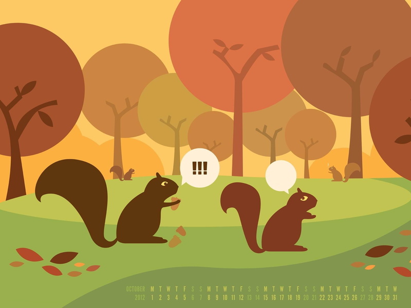 autumn, october, bird, 2012, young animal, vertebrate, architecture, illustration, nature, sky, two, 1080P, building exterior, house, calend, silhouette
