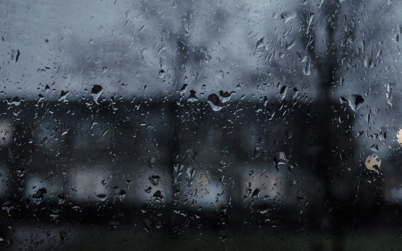 nature, stay, dark, 4K, home, no people, rainy season, transparent, raindrop, close-up, focus on foreground, glass - material, window, rain, day, monsoon
