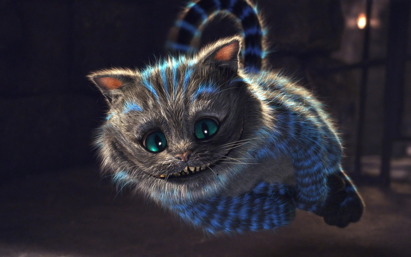 cat, hollywood, cheshire, story, wonderland, funny, alice, 1080P, movie