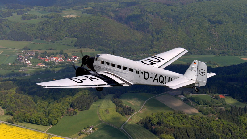 Junkers Ju 52/3m, 1080P, aircraft, Lufthansa