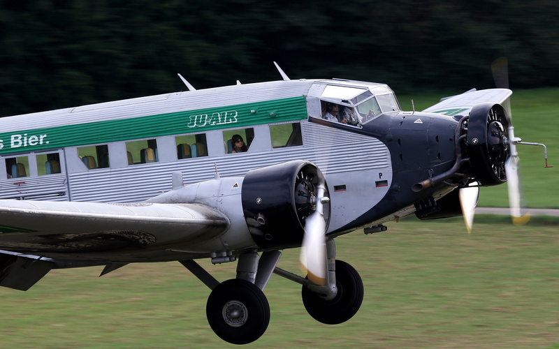 2K, aircraft, vehicle, Junkers Ju 52/3m, propeller