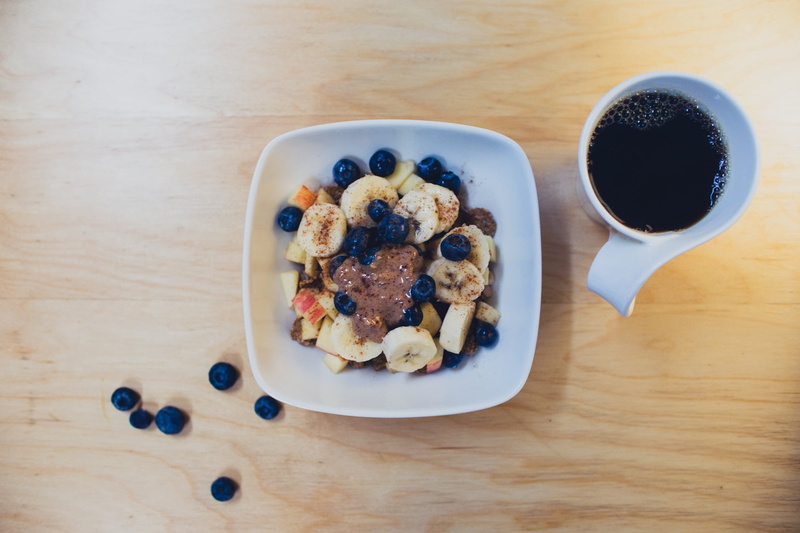 refreshment, table, freshness, fruit, beside, cup, white, breakfast table, meal, wellbeing, coffee, 2K, salad, healthy, gourmet, yogurt, flat, breakfast
