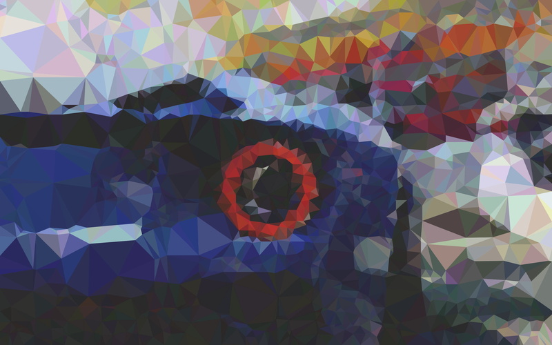 close-up, poly, nature, shape, indoors, blue, illustration, day, supercars, full frame, low poly, craft, contrast, art and craft, 2K, creativity, paper