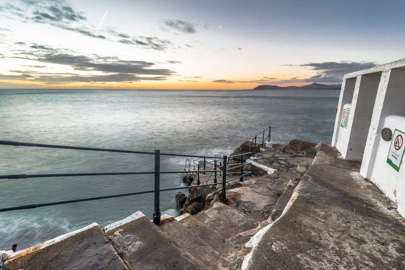 photography, europe, ireland, house, sky, coastline, beach, sun, Co. Dublin, sunset, Dalkey, outdoors, Hawk, 1080P, landscape, long exposure, photo, konica minolta