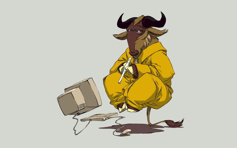 1080P, gnu, linux, animals