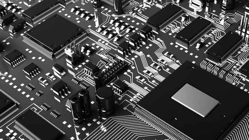 hd, circuitboard, resistors, chips, 1080P, memory