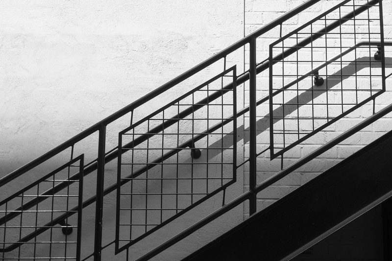 railing, wall - building feature, stair, construction, nature, building exterior, steps and staircases, safety, steps, architecture, outdoor, pattern, day