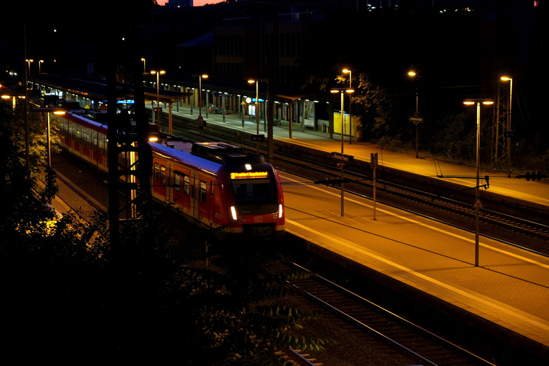 public transportation, railway station, evening, train - vehicle, street, electric locomotive, transportation, rail transportation, track, rail traffic