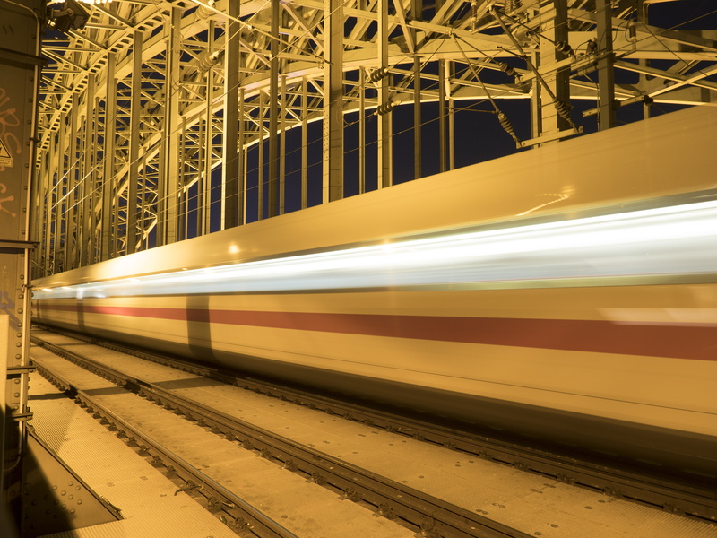travel, transportation, rail transportation, mode of transportation, church, speed, public transportation, subway train, on the move, cologne, no people