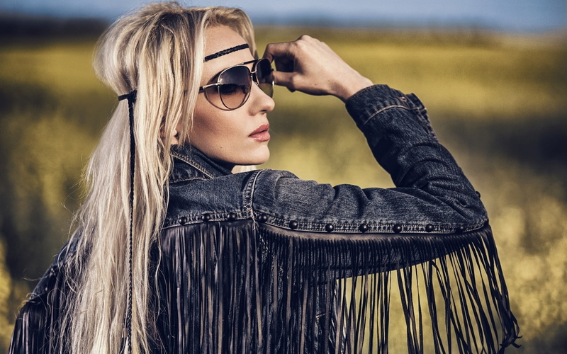 Hippie, Glasses, 1080P, Girl, Fashion, Posture