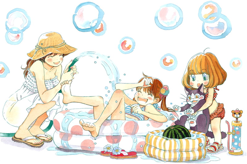 1080P, March Comes in Like a Lion, Anime, Akari Kawamoto, Momo Kawamoto, Hinata Kawamoto, Sangatsu no Lion