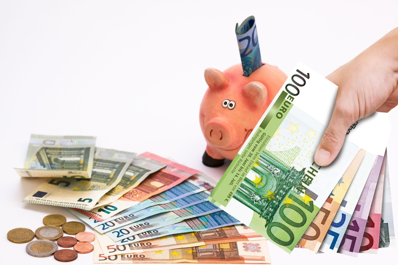 currency, pig, holding, savings, wealth, euro, swill, 4K, economical, investment, assorted, debt, save money, cash injection, dollar bill, person, business