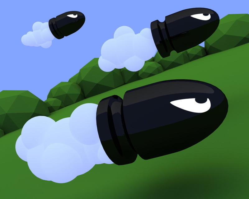 720P, Mario, Bullet Bill