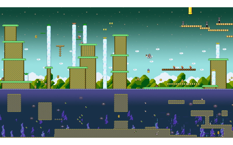 world, 1080P, flyin 039, amazing, bro, hammer, bullet, nintendo, design, mario, level, super, bill