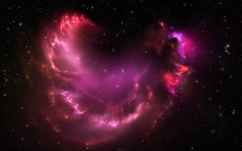 illustration, astronomy Telescope, exploding, nebula, infinity, sky, galaxy, backgrounds, light - Natural Phenomenon, nature, purple, cloud - sky, outdoors