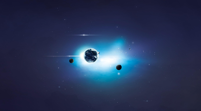 2K, light, radiance, stars, planet