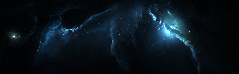 mystery, landscape, sea, light, exploration, black Color, glimpses, lights, space, north, outer space, glowing, nebula, illustration, glare, nature, bright