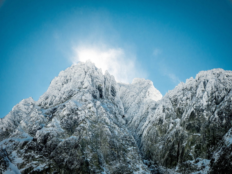 snow, hike, ice, country, beauty in nature, nature, outdoors, sky, vysoké tatry, mountain range, mountain sun, sun rays, no people, the sky, environment