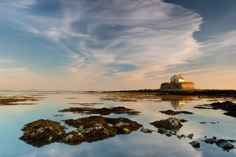 uk, cloud - sky, cymru, built structure, water, wedding, 4K, body, white, building exterior, ocean, scenics - nature, seaweed, beside, building, nature