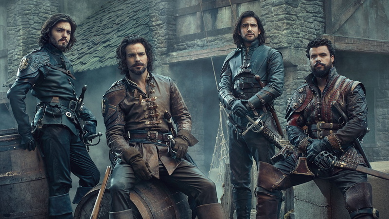 women, group of people, people, three quarter length, city, government, rifle, coworker, outdoors, adult, architecture, the musketeers, males, young adult