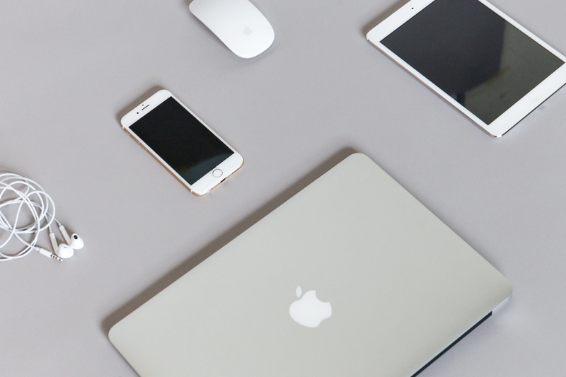 white color, screen, digital tablet, communication, macbook, magic, tablet, music, laptop, cell phone, smart phone, mobile, table, close-up, apple, technology