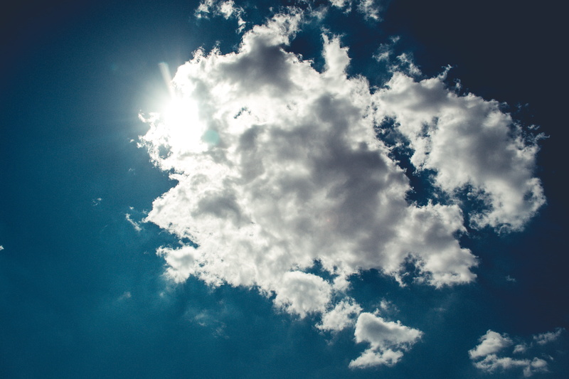 sun, clean sky, blue and white, minimalism, cloudscape, 4K, cloudy sky, cloudy, white color, minimalismlife, blue, low angle view, scenics - nature, no people