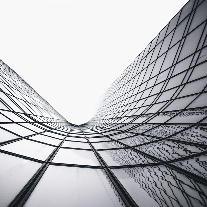 geometric Shape, cityscape, modern architecture, city Life, lines, white, black and white, strcutre, blue, city, business, line, backgrounds, office Building