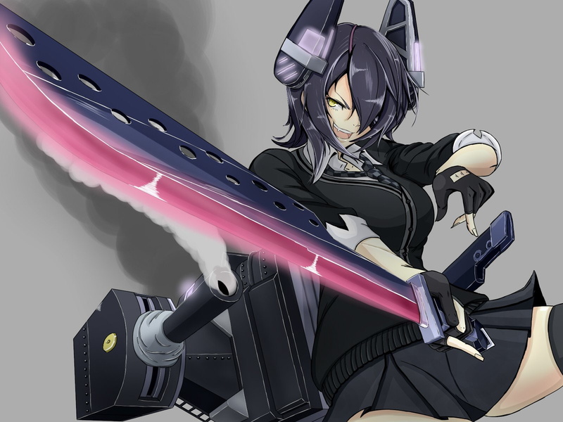 720P, Anime, Kantai Collection, Tenryuu (Kancolle)
