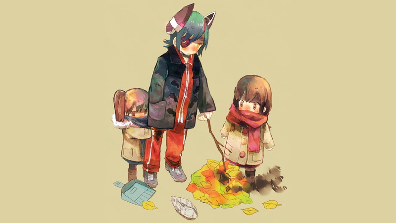 1080P, Akagi (KanColle), Kaga (KanColle), Kantai Collection, Tenryuu (KanColle)