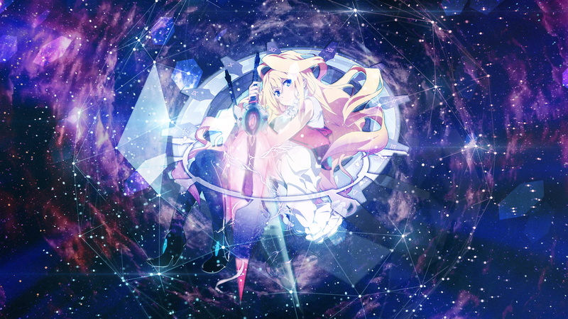 digital composite, Claudia Enfield, adult, night, nightclub, The Asterisk War: The Academy City on the Water, indoors, event, illuminated, arts culture and entertainment