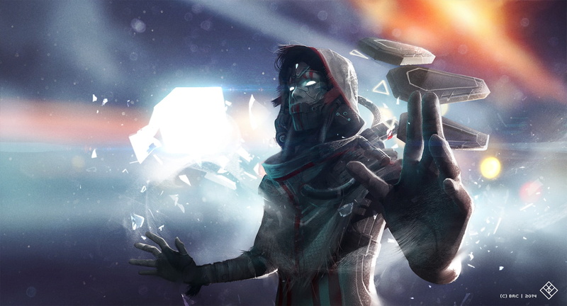 concept art, holding, artwork, blue, smoke - Physical Structure, nightlife, young Adult, character, illustration, game, space, camera - photographic equipment