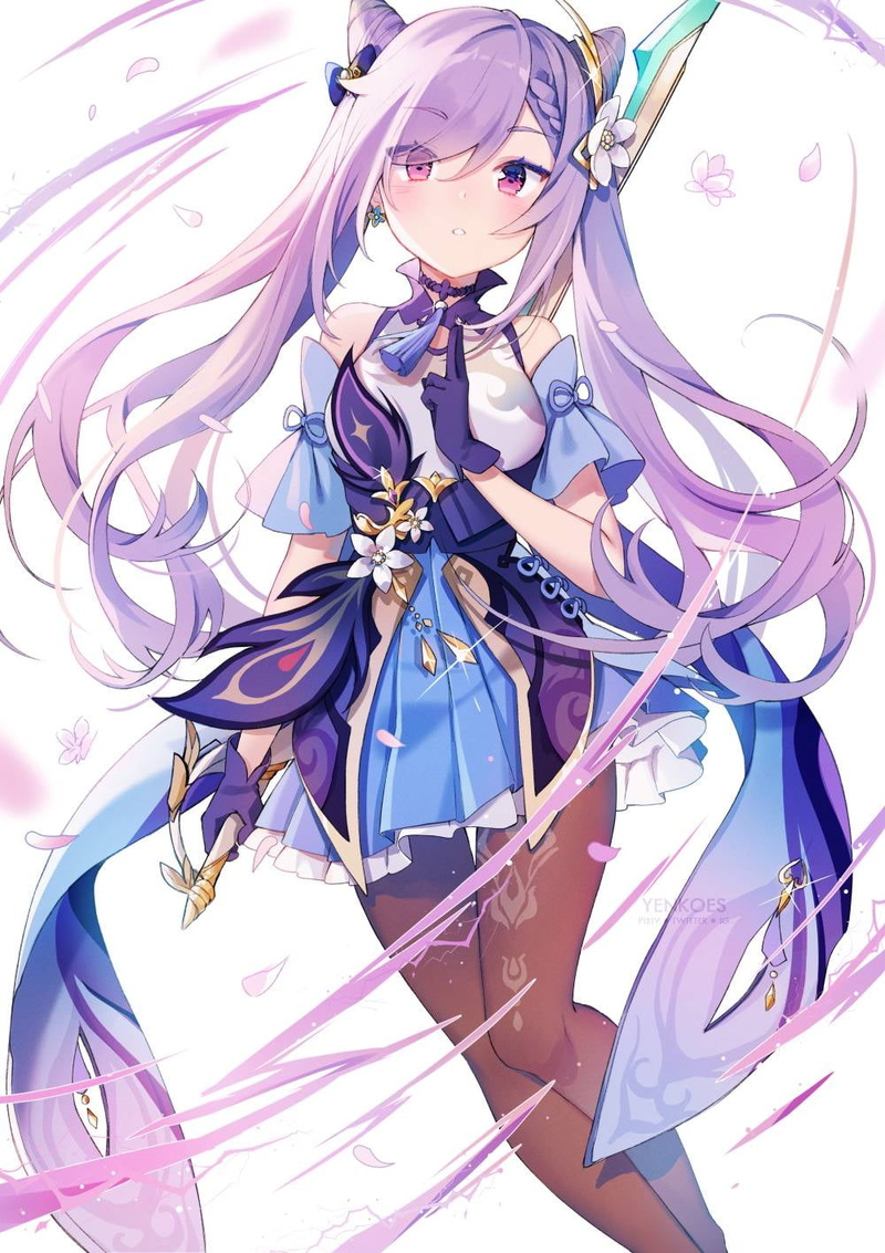 Genshin Impact, keqing (genshin impact), 720P, anime girls