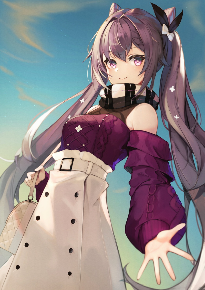 Genshin Impact, 2K, anime girls, keqing (genshin impact)