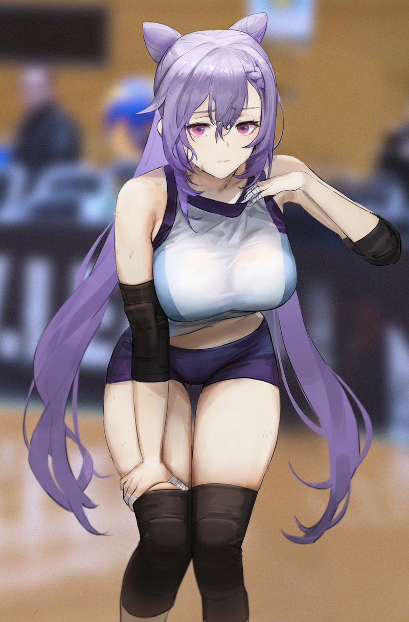 Genshin Impact, anime girls, 4K, keqing (genshin impact)