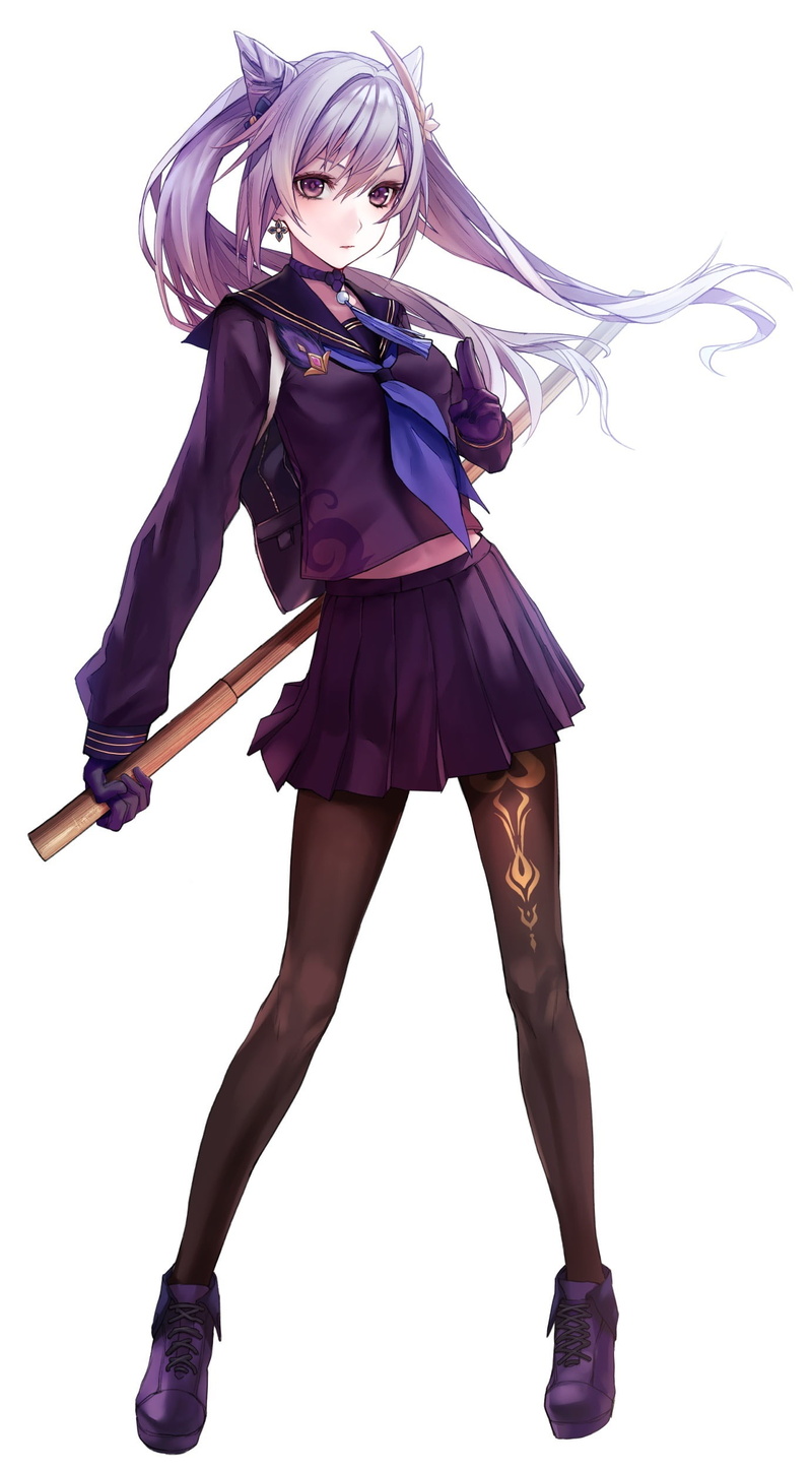 Genshin Impact, anime girls, 1080P, keqing (genshin impact)