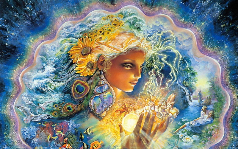 flowers, 1080P, face, women, josephine, people, magical, mood, female, wall, science, goddess, god, sci, artistic, psychedelic, emotion, colors, fantasy
